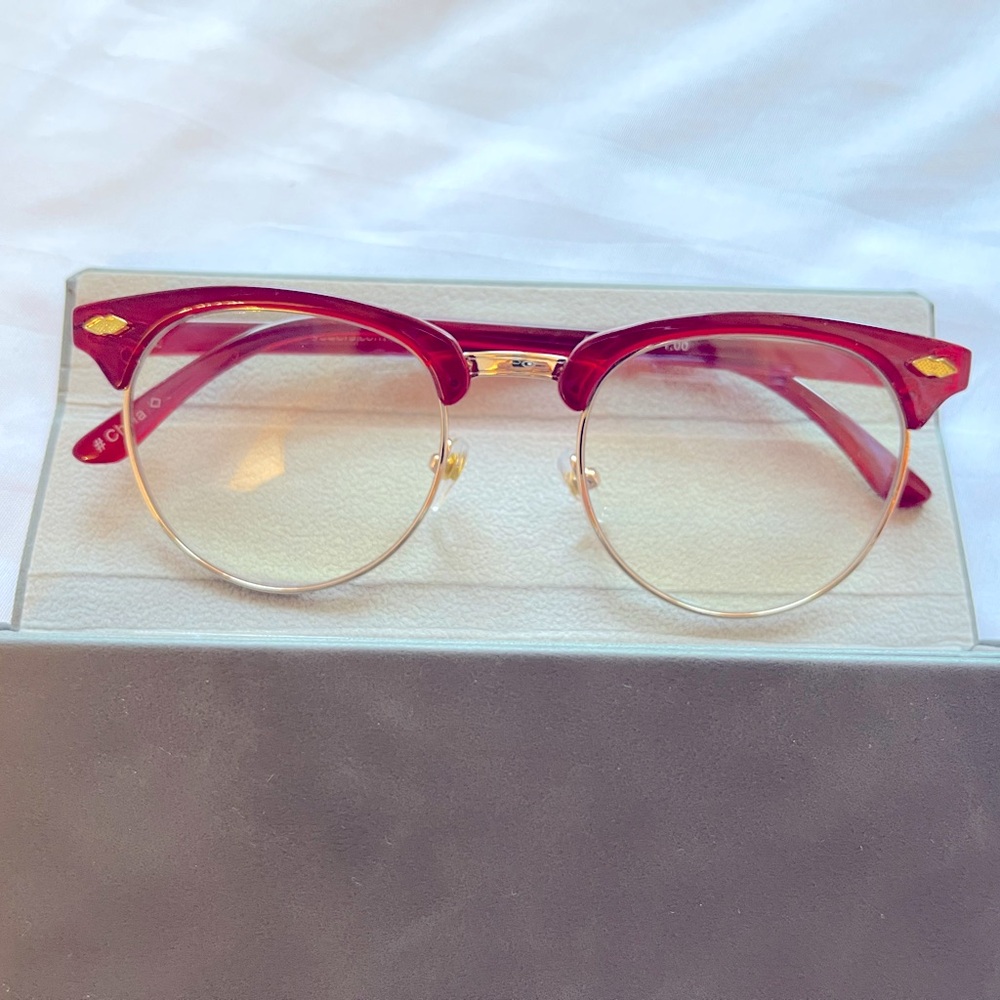 The Adrian Reader Red Frame +1.00